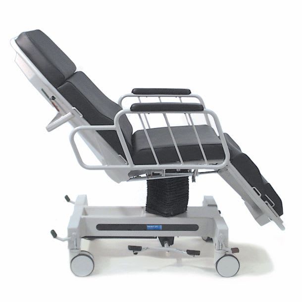 Hydro-pneumatic stretcher chair / height-adjustable / 3-section APC Hausted Patient Handling Systems