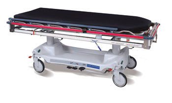 Transport stretcher trolley / height-adjustable / X-ray transparent / hydro-pneumatic Hausted Patient Handling Systems