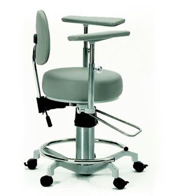 Medical stool / on casters / height-adjustable / with armrests Hausted Patient Handling Systems