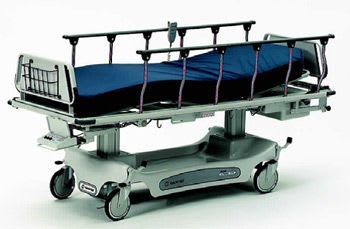 Transport stretcher trolley / height-adjustable / electrical / 3-section Horizon® 4E Retracto® Hausted Patient Handling Systems