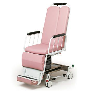 Hydro-pneumatic stretcher chair / height-adjustable / X-ray transparent / 3-section VIC Hausted Patient Handling Systems