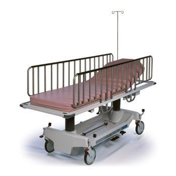 Pediatric stretcher trolley / transport / height-adjustable / mechanical Horizon® Youth Hausted Patient Handling Systems
