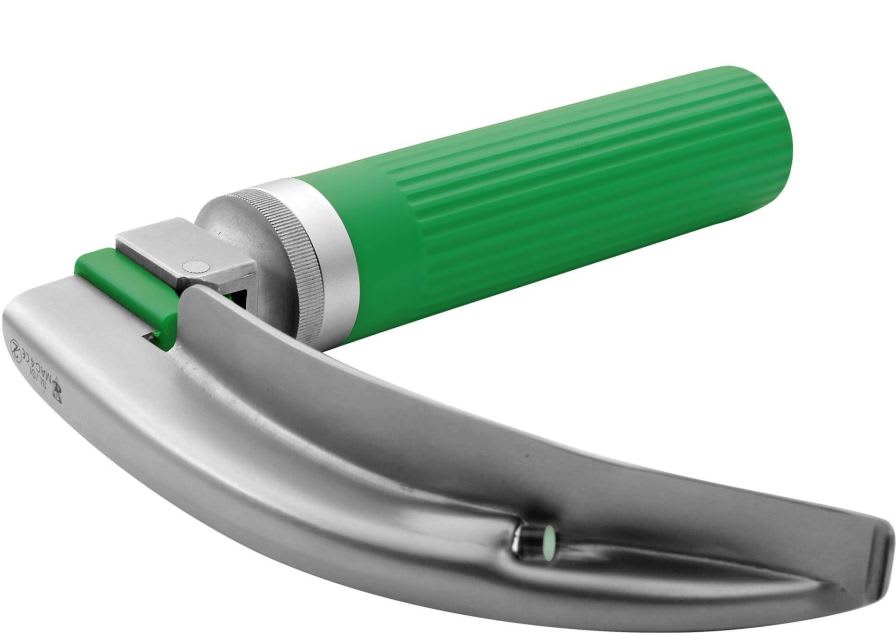 Disposable laryngoscope handle / fiber optic HM 7004 Haymed