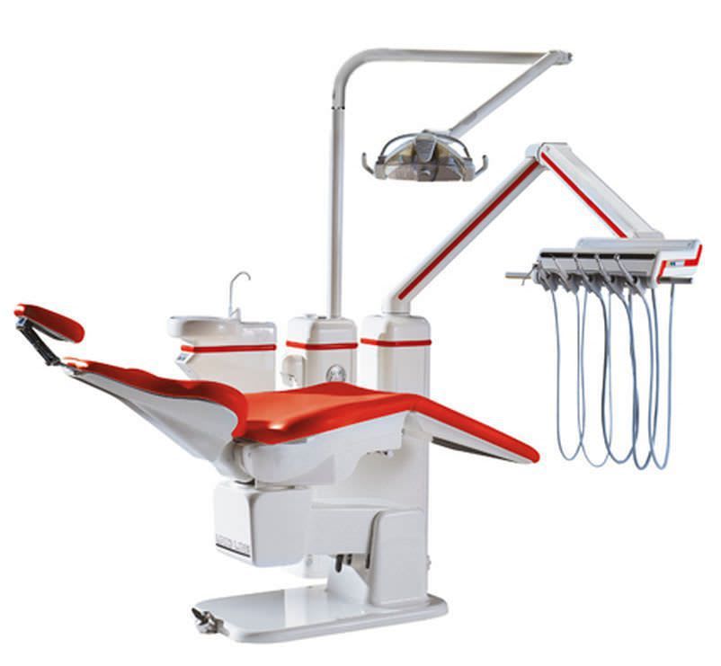 Dental treatment unit with motor-driven chair Subsupported Heka Dental A/S