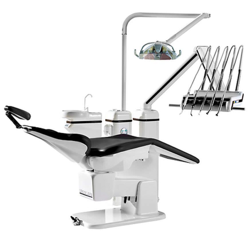 Dental treatment unit with motor-driven chair Balance Heka Dental A/S