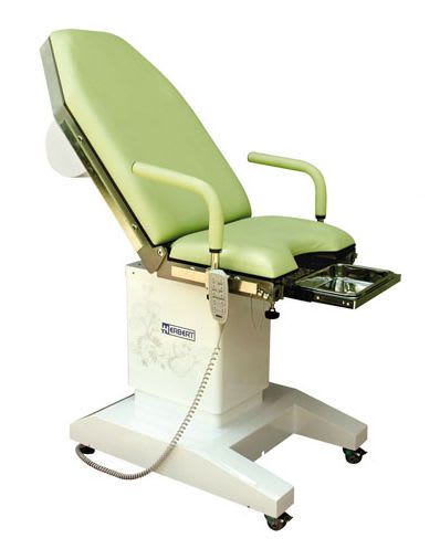 Gynecological examination table / electrical / height-adjustable / on casters HG 10R Herbert