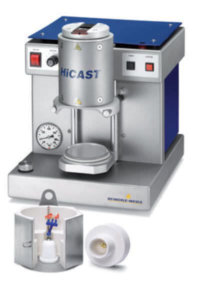 Induction dental laboratory casting machine / vacuum HICAST Heimerle + Meule