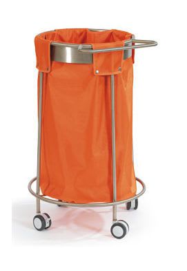 Cleaning trolley / linen / stainless steel HAMMAM MEDICAL