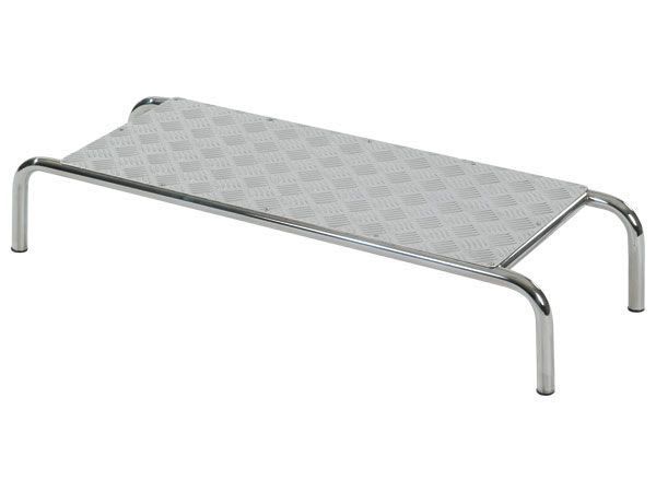 1-step step stool / stainless steel HAMMAM MEDICAL