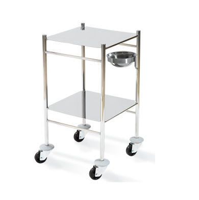 Multi-function trolley / dressing / stainless steel / 2-tray HAMMAM MEDICAL