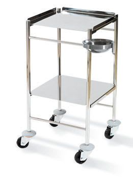 Dressing trolley / with shelf / stainless steel HAMMAM MEDICAL