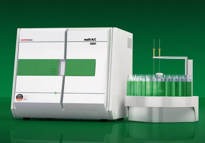 Total organic carbon analyzer (TOC) multi N/C® UV HS Analytik Jena