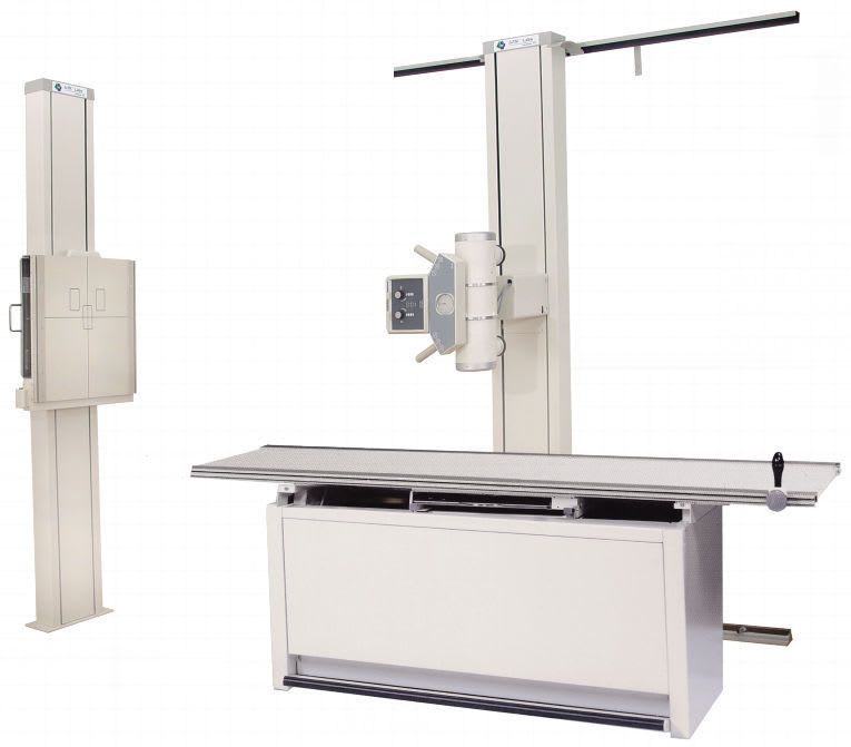 Radiography system (X-ray radiology) / analog / for multipurpose radiography / with vertical bucky stand Compact Rad System GTR Labs