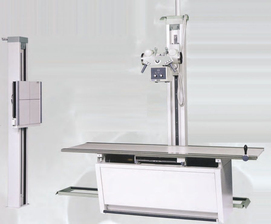 Radiography system (X-ray radiology) / analog / for multipurpose radiography / with vertical bucky stand V-Rad System GTR Labs