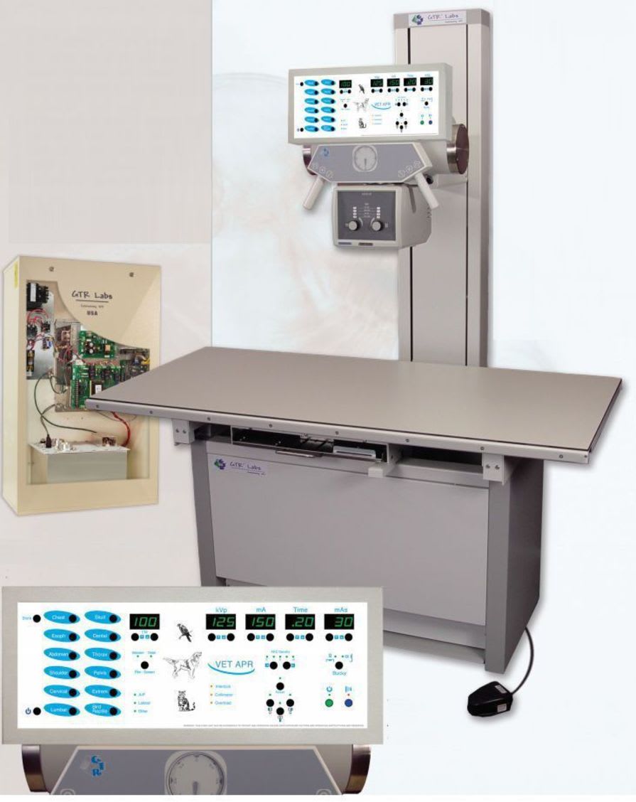 Analog veterinary X-ray radiology system / with table / with tube-stand Vet Rad System GTR Labs