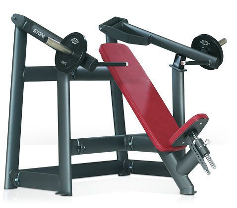 Weight training station (weight training) / inclined chest press / traditional 00004309 gym80 International