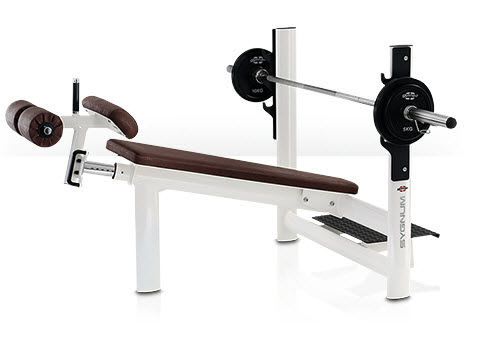 Weight training bench (weight training) / traditional / inverted / with barbell rack 00004047 gym80 International