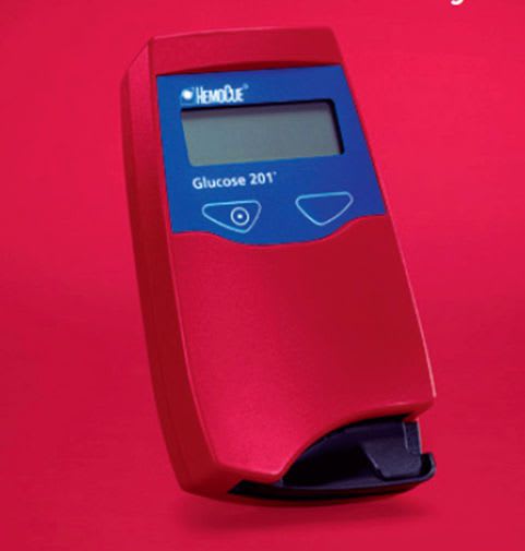 HbA1c blood glucose meter / wireless 0 - 400 mg/dL | HemoCue® Glucose 201+ HemoCue