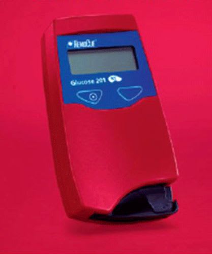 HbA1c blood glucose meter / wireless 0 - 500 mg/dL | HemoCue® 201 RT HemoCue