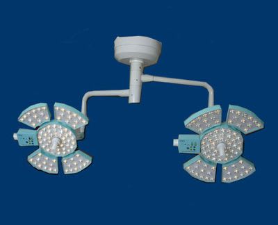 LED surgical light / ceiling-mounted / 2-arm 2 x 130 000 lux | SPARX-LED 04-05 HARDIK MEDI-TECH