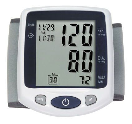 Automatic blood pressure monitor / electronic / wrist 0 - 300 mmHg, 40 - 199 bpm | HL168JD HEALTH & LIFE