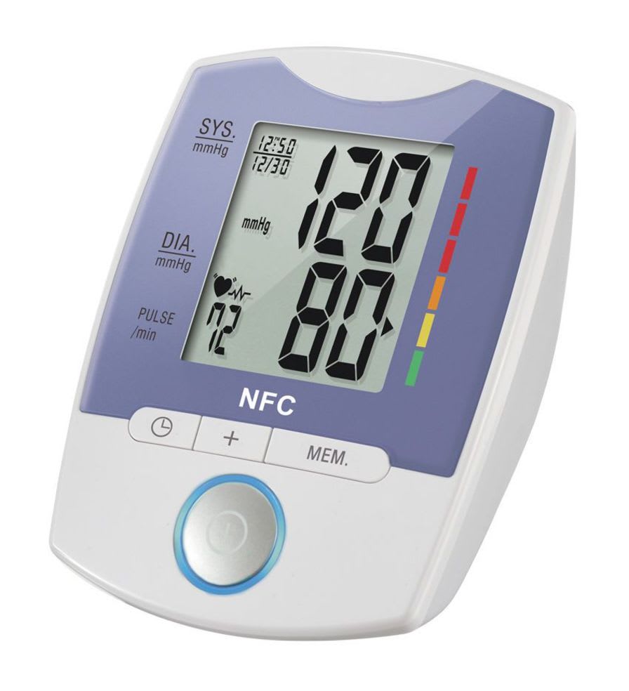 Automatic blood pressure monitor / electronic / arm 0 - 300 mmHg, 40 - 199 bpm | HL858GB HEALTH & LIFE