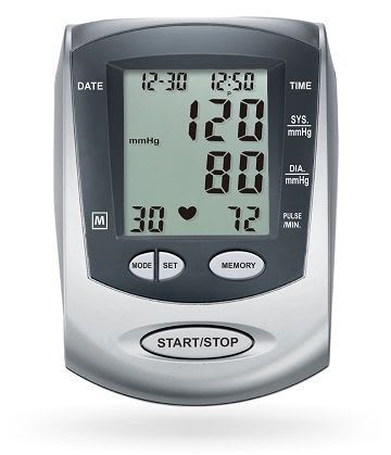 Automatic blood pressure monitor / electronic / arm HL888GF HEALTH & LIFE