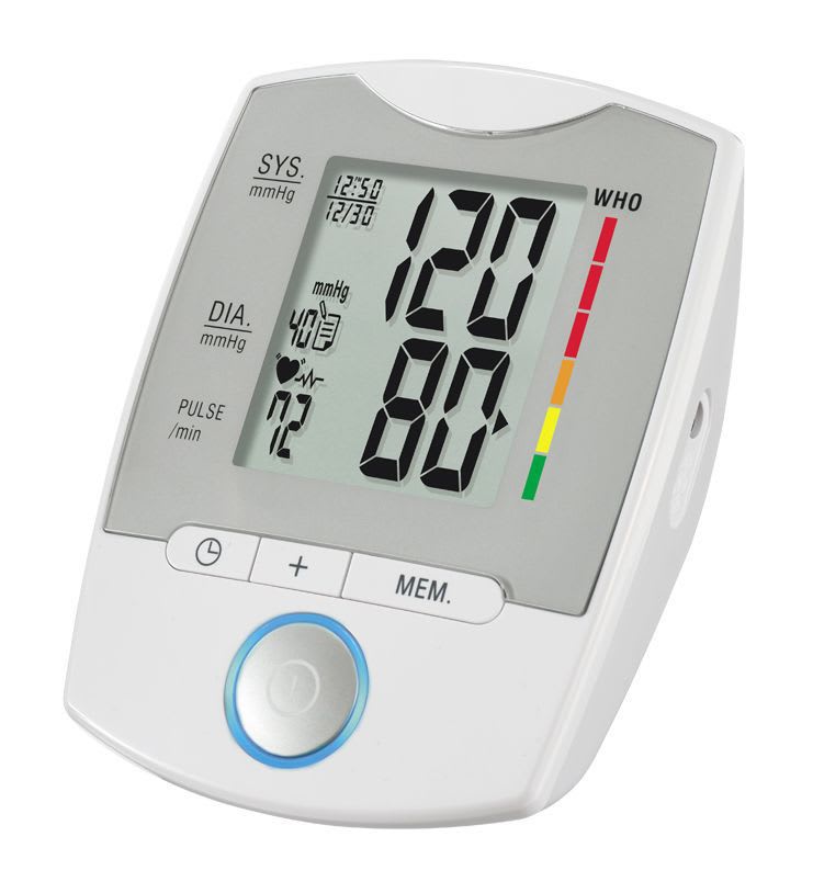 Automatic blood pressure monitor / electronic / arm / with USB port 0 - 280 mmHg, 40 - 199 bpm | HL858GA HEALTH & LIFE