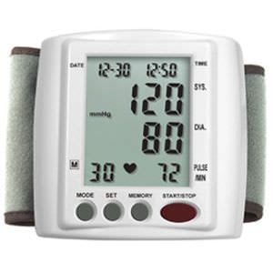 Automatic blood pressure monitor / electronic / wrist HL168DA HEALTH & LIFE