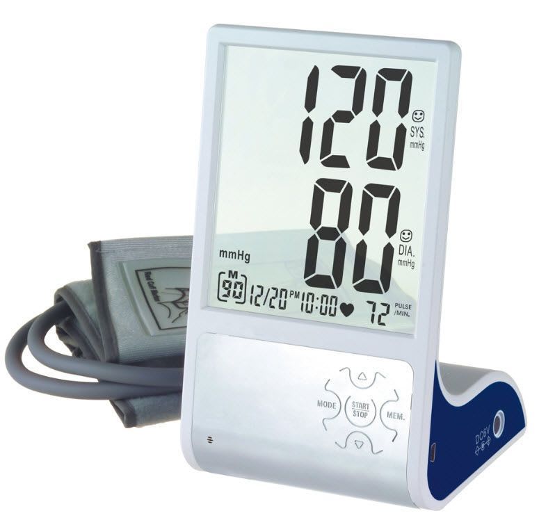 Automatic blood pressure monitor / electronic / arm 0 - 280 mmHg, 40 - 199 bpm | HL868BA HEALTH & LIFE