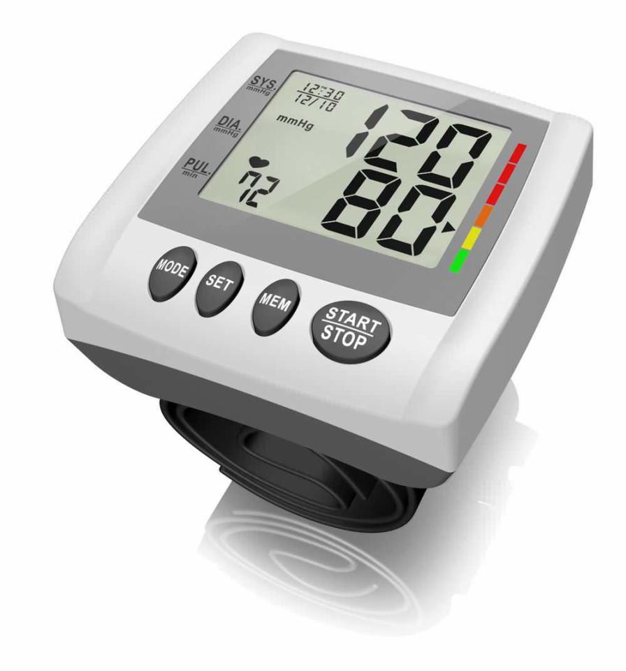 Automatic blood pressure monitor / electronic / wrist 0 - 300 mmHg, 40 - 199 bpm | HL158IA HEALTH & LIFE