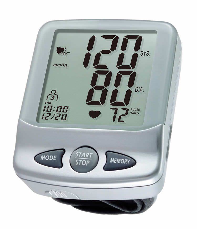 Automatic blood pressure monitor / electronic / wrist 0 - 300 mmHg, 40 - 199 bpm | HL168KA HEALTH & LIFE