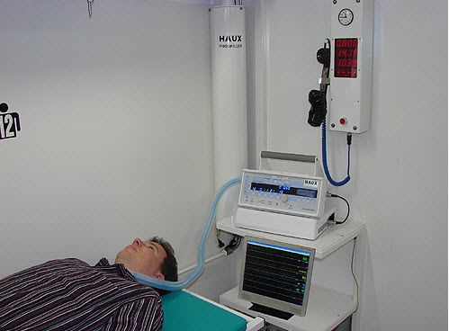Resuscitation ventilator / for hyperbaric chambers SIARETRON 1000 HAUX Life Support