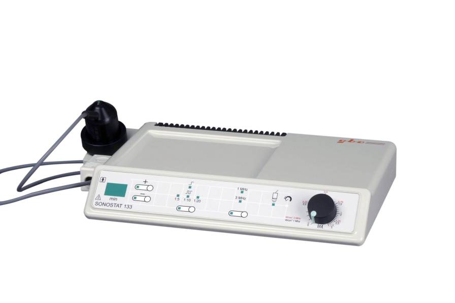 Ultrasound diathermy unit (physiotherapy) / 1-channel SONOSTAT 133 - 1/3 MHz gbo Medizintechnik AG