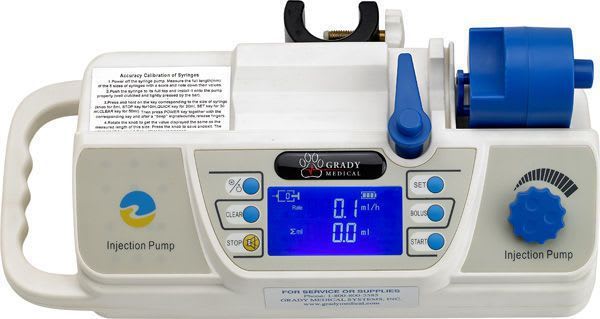 Veterinary syringe pump / 1 channel GradyVet 8900 Grady Medical Systems