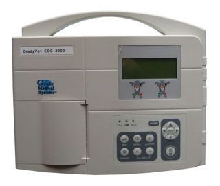 Digital veterinary electrocardiograph / 3-channels GRADYVET ECG 3000 Grady Medical Systems