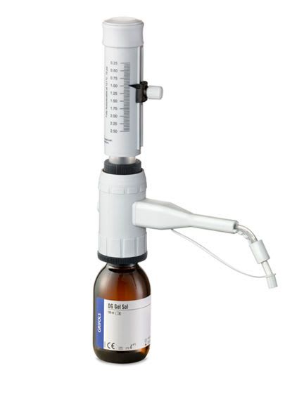 Laboratory bottle-top dispenser 0.25 - 2.5 mL | DG Plus Grifols International,
