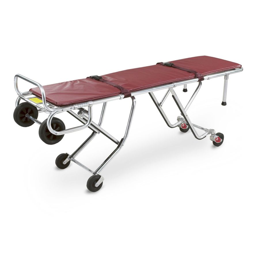 Mortuary stretcher trolley / height-adjustable / mechanical / 1-section 181 kg | Model 24 Ferno (UK) Limited