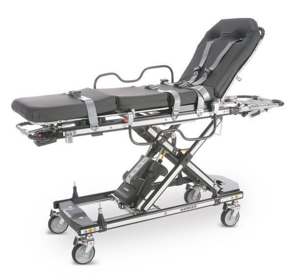 Emergency stretcher trolley / height-adjustable / electrical / 3-section 400 Kg | Harrier LT Ferno (UK) Limited