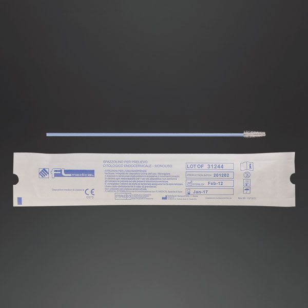 Endocervical brush disposable 26065 F.L. Medical