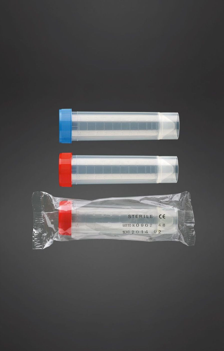 Disposable laboratory centrifuge tube 50 mL | 21403, 21405 F.L. Medical