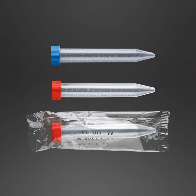 Disposable laboratory centrifuge tube 15 mL | 21408, 21410 F.L. Medical