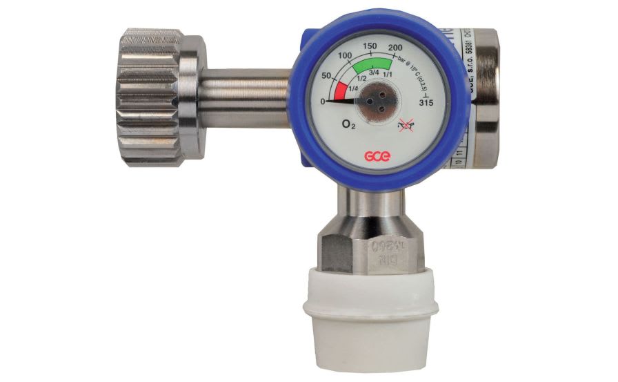 Medical gas pressure regulator / adjustable-flow max. 300 bar | MEDIREG® II GCE