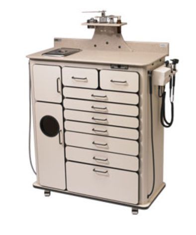 ENT workstation / 1-station Alucobond Tall Deluxe Maxi Global Surgical Corporation
