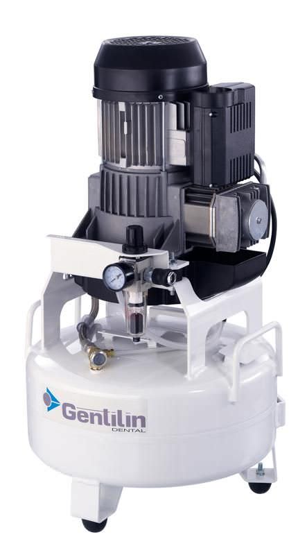 Dental unit compressor / medical / oil-free / 1-workstation Clinic 1/24 Gentilin - DENTAL ART