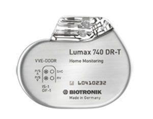 Implantable cardiac stimulator / resynchronization Lumax 740 HF-T Biotronik