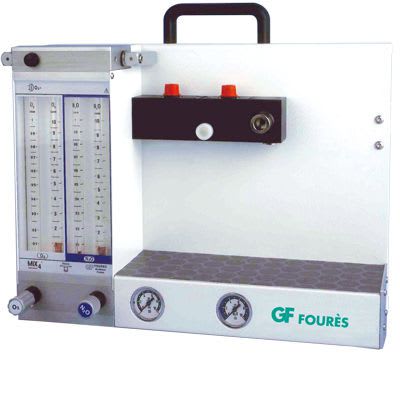 Anesthesia workstation with gas blender / portable Foures SAS