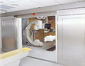 Hospital door / laboratory / sliding / radiation shielding SSD ETS Lindgren