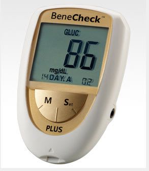 Cholesterol blood glucose meter BeneCheck PLUS General Life Biotechnology