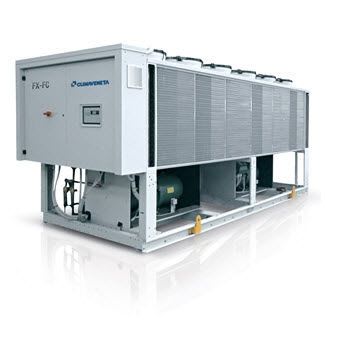 Air-cooled water chiller / for healthcare facilities 332 - 1450 kW | FX-FC Climaveneta